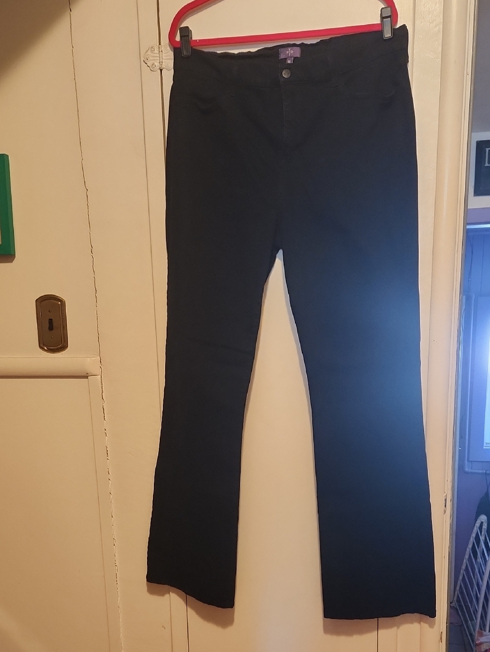 🔥NYDJ Black 18 Long Barbara Boot-Cut Pants